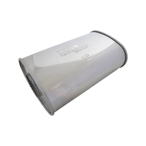 2.5" 8"x4" 14" Long O/C Megaflow Lukey Muffler 430 Stainless Steel | Australian Tow Spares