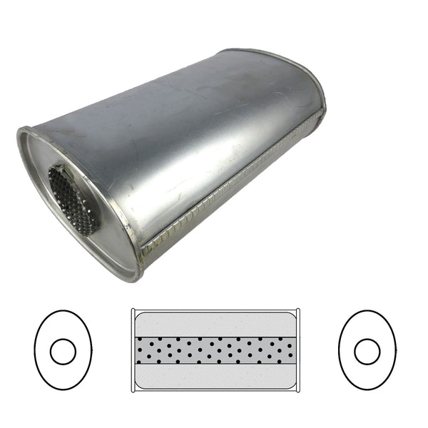 8" x 5" Oval, 14" Long, 3" Centre/Centre, Megaflow (No Spigots) | Australian Tow Spares
