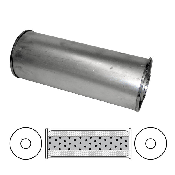 6" Round, 16" Long, 3" Centre/Centre - Megaflow | Australian Tow Spares