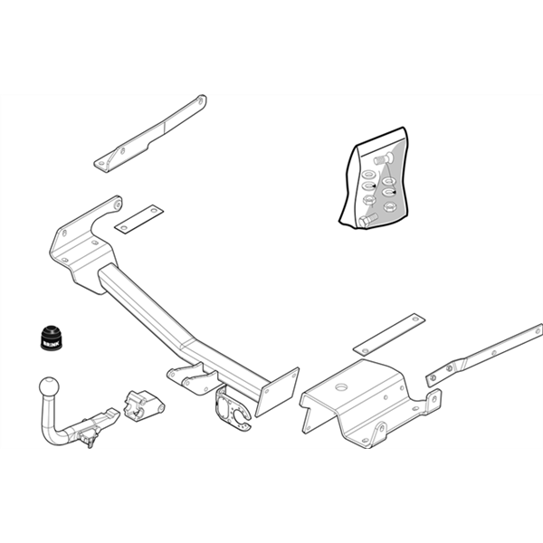 Brink Towbar European for Smart Forfour (10/2004 - 2007) | Australian Tow Spares