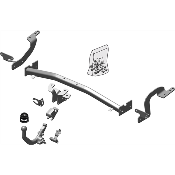 Brink Towbar European for Peugeot 5008 (09/2009 - 12/2013), Citroen C4 Picasso (05/2007 - 08/2013), Citroen C4 Grand Picasso (10/2006 - 12/2013) | Australian Tow Spares