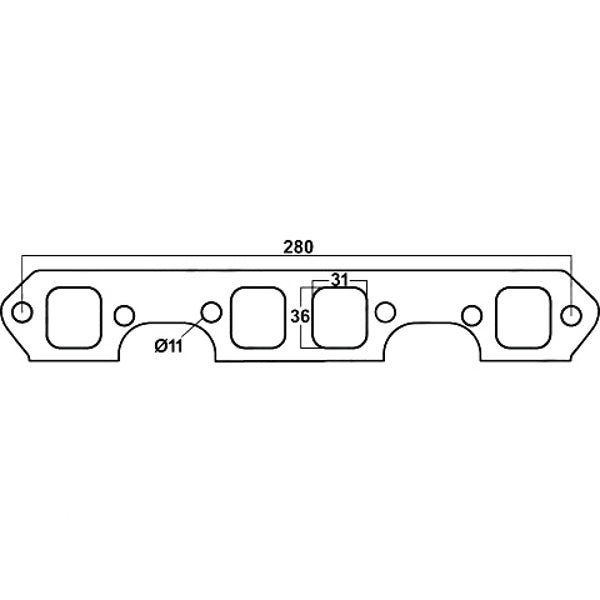 Redback Header Gasket for Holden Calais (03/1986 - 08/1988), Commodore (03/1986 - 08/1988) | Australian Tow Spares