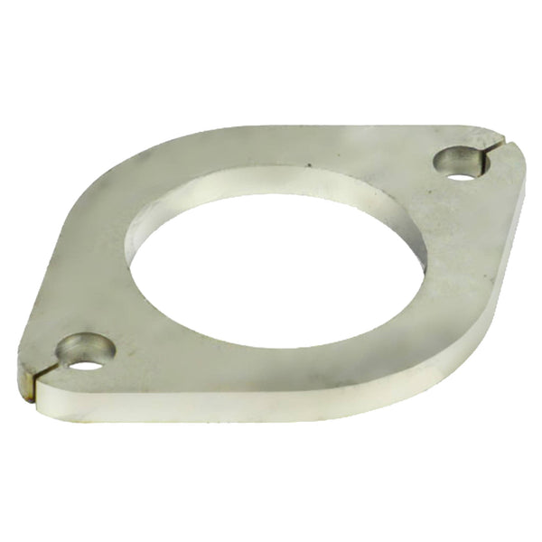 304 Stainless 2 Bolt Flange Plate - 76mm (3") Tube size, 105mm Port, 10mm thick | Australian Tow Spares