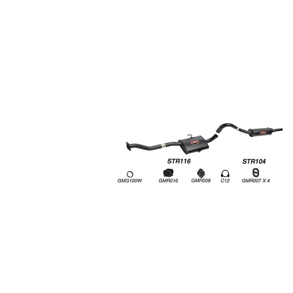 Redback Performance Exhaust System for Holden Commodore (08/1988 - 10/1991), Holden Commodore (04/1995 - 1997), Calais (04/1995 - 1997) | Australian Tow Spares