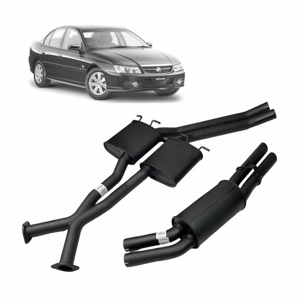 Redback Dual 2.5" Catback Exhaust for Holden Commodore VX VT VY VZ V8 LS1 5.7L And Supercharged V6 Sedan | Australian Tow Spares