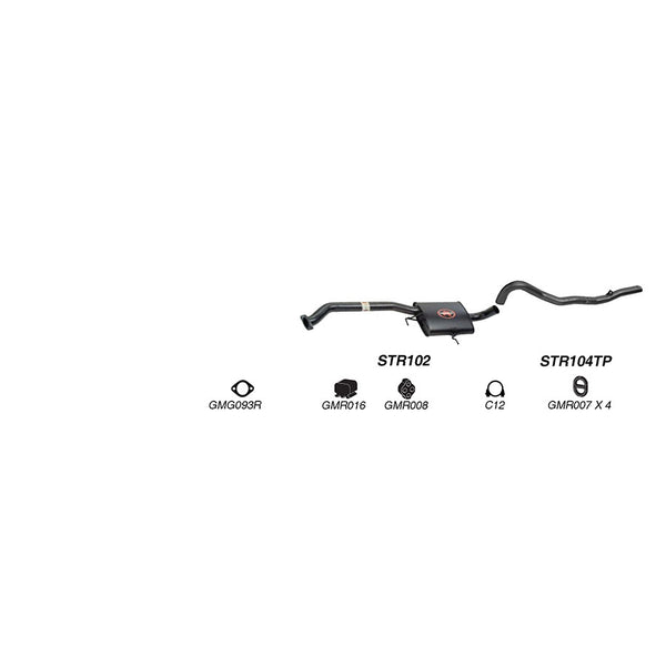 Redback Performance 2.5" Exhaust System for Holden Commodore VN VP VR V6 & V8 & VS V8 Sedan | Australian Tow Spares
