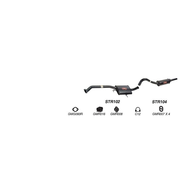 Redback Performance 2.5" Exhaust System for Holden Commodore VN VP VR V6 & V8 & VS V8 Sedan | Australian Tow Spares