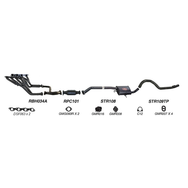 Redback Performance Exhaust System for Holden Commodore (01/1988 - 03/1991), Holden Commodore (01/1988 - 12/2000) | Australian Tow Spares