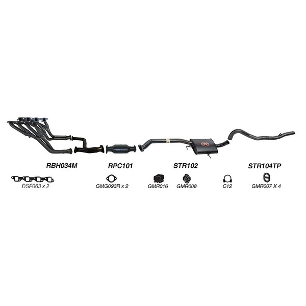 Redback Performance Exhaust System for Holden Calais (08/1988 - 09/1997), Commodore (08/1988 - 09/1997), Holden Commodore (03/1986 - 1997), Calais (03/1986 - 1997) | Australian Tow Spares