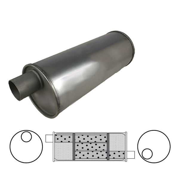 6" Round, 12" Long, 1 1/2" Offset/Offset - Left Hand Rotation | Australian Tow Spares