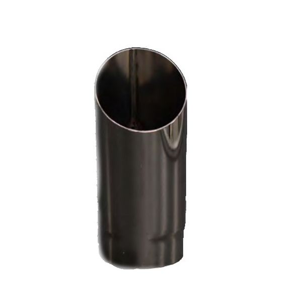 Redback Exhaust Tip 2 1/2" In 2 3/4" Out 8" Long Angle Cut | Australian Tow Spares