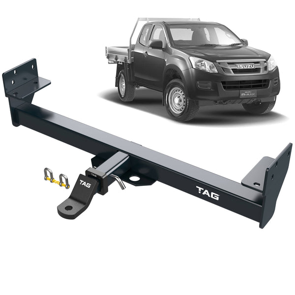 TAG Heavy Duty Towbar & Direct Fit Wiring Kit for Isuzu D-MAX No Rear Step (06/2012 - 06/2020) | Australian Tow Spares
