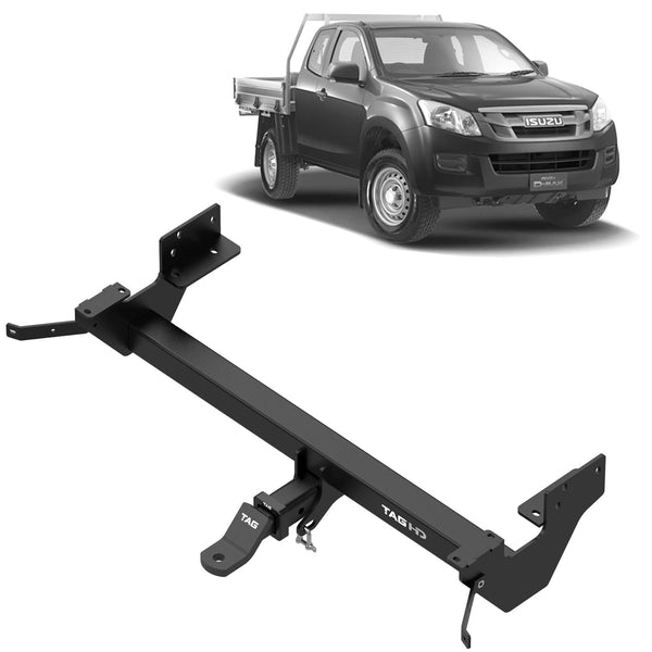 TAG Heavy Duty Towbar & Direct Fit Wiring Harness for Isuzu D-MAX WITH Bumper Step (06/2012 - 06/2020) | Australian Tow Spares