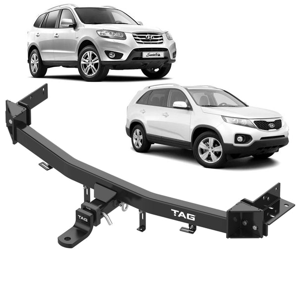 TAG Heavy Duty Towbar & Direct Fit Wiring for Hyundai Santa Fe CM Series (05/2006 - 08/2012) | Australian Tow Spares