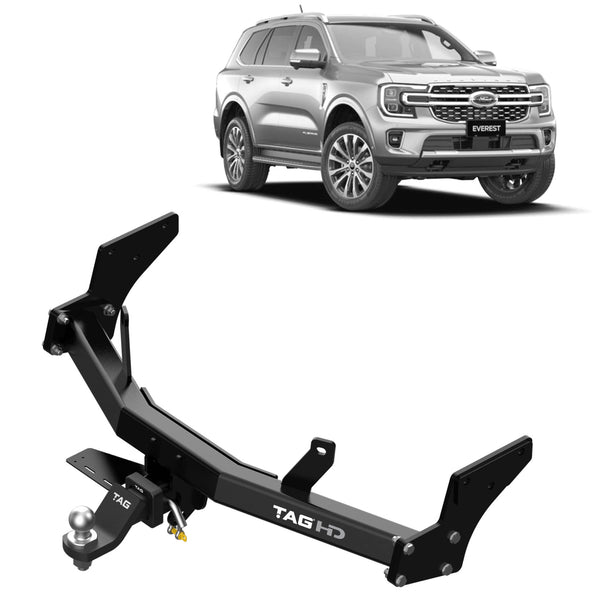 TAG Heavy Duty Towbar & Direct Fit Wiring for Next-Gen Ford Everest (06/2022 - 10/2024) | Australian Tow Spares