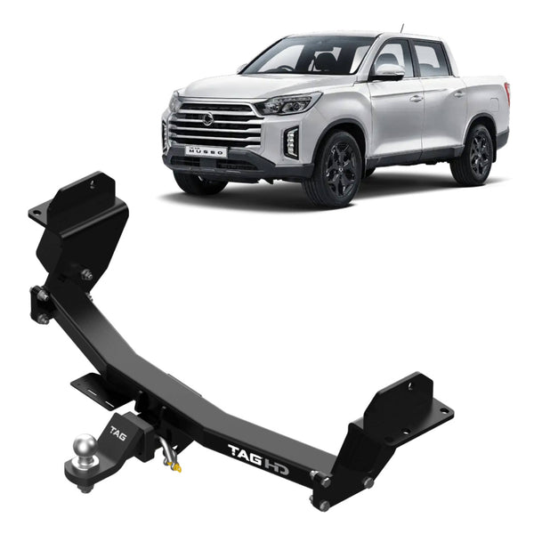 TAG Heavy Duty Towbar for SsangYong Musso Ute Short Wheel Base (10/2018 - On) | Australian Tow Spares
