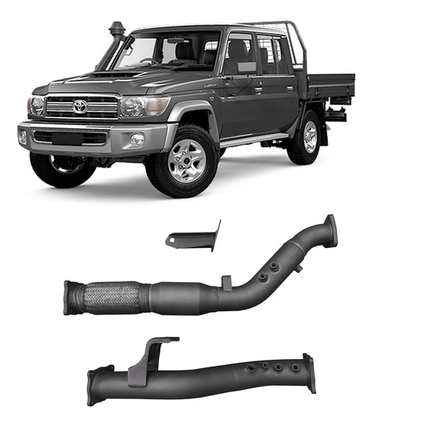 Redback Extreme Duty Exhaust DPF Adaptor Kit for Toyota Landcruiser 76 Series Wagon, 79 Series Single and Double Cab (11/2016 - on) | Australian Tow Spares