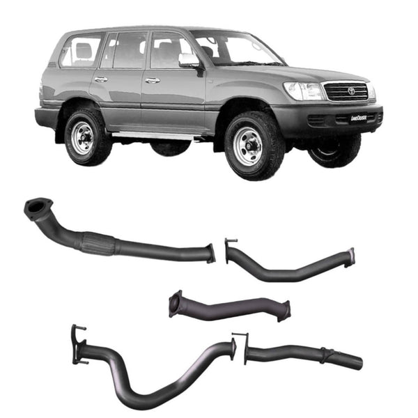 Redback Extreme Duty Exhaust for Toyota Landcruiser 105 Series Wagon (03/1998 - 10/2007) | Australian Tow Spares
