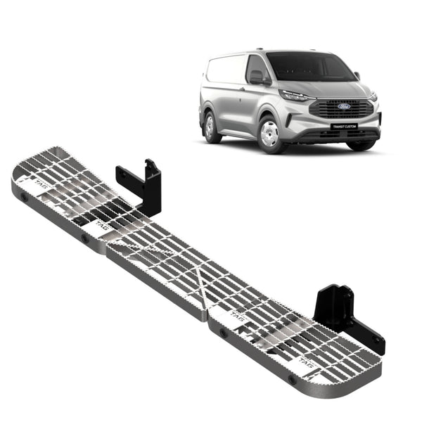 TAG Galvanised Rear Step for Ford Transit Custom (07/2023 - on), Tourneo (05/2024 - on), Volkswagen Transporter (07/2024 - on) | Australian Tow Spares