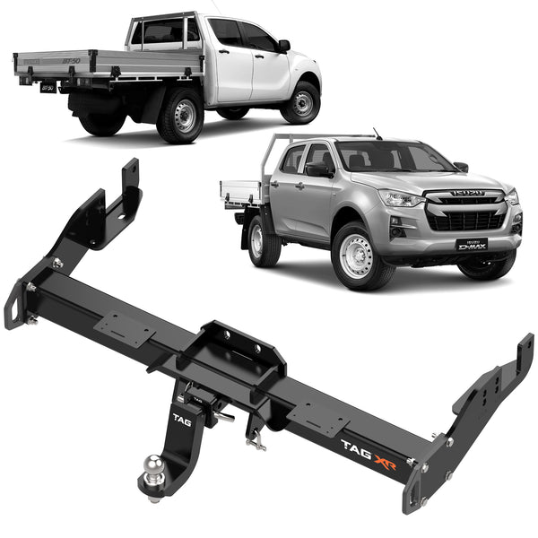 TAG Extreme Recovery Towbar for Mazda BT-50 & Isuzu D-MAX (07/2020 - on) - Cab Chassis Without Step | Australian Tow Spares