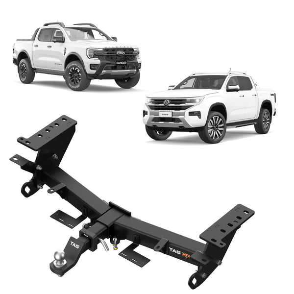 TAG Extreme Recovery Towbar and Direct Fit Wiring Harness for Ford Ranger (06/2022 - 12/2024), Volkswagen Amarok (12/2022 - on) - Styleside Models | Australian Tow Spares