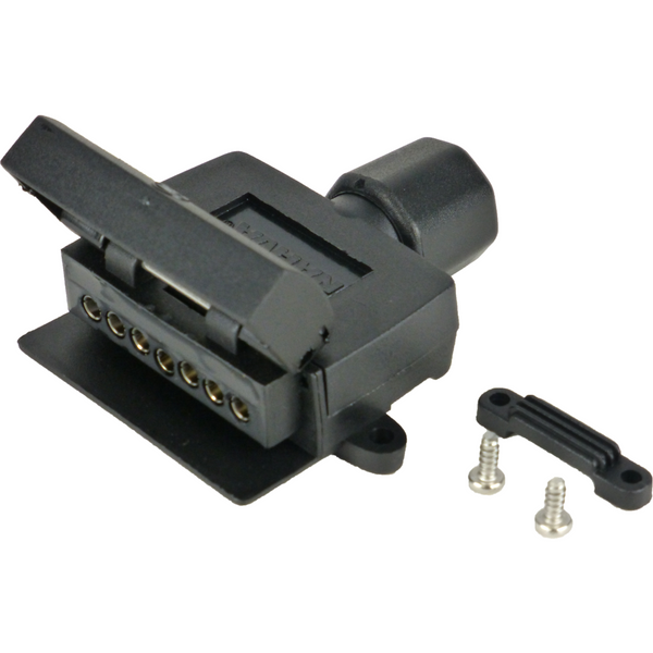 TAG 7 Pin Flat Socket with Reed Switch (Closed Circuits) | Australian Tow Spares