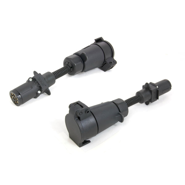 TAG Trailer Adapter - 7 Pin Small Round Plug to 7 Pin Large Round Socket | Australian Tow Spares