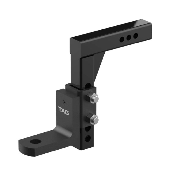 TAG Adjustable Heavy Duty Tow Ball Mount 90° Face, 50mm Square Hitch - 310mm Drop, 335mm Rise | Australian Tow Spares