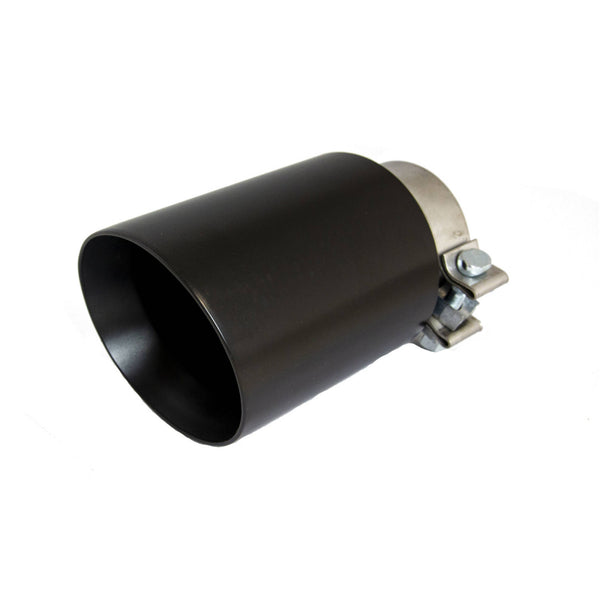 Stainless Steel 5" Exhaust tip with Matte Black Finish | Australian Tow Spares