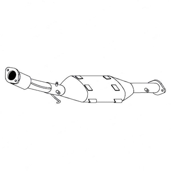 Redback Underfloor Catalytic Converter for Nissan X-TRAIL (10/2001 - 09/2007) | Australian Tow Spares