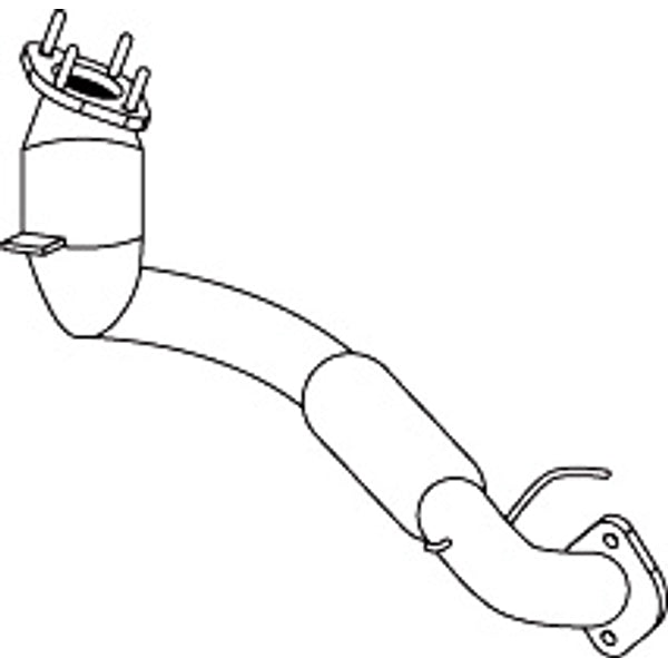 Redback Manifold Catalytic Converter for Ford Transit (09/2006 - 12/2014) | Australian Tow Spares