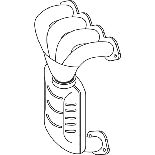 Redback Manifold Catalytic Converter for Hyundai Elantra (06/2006 - 12/2011) | Australian Tow Spares