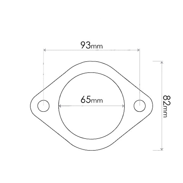 Redback Flange Gasket for various Ford, Hyundai & Mazda vehicles | Australian Tow Spares