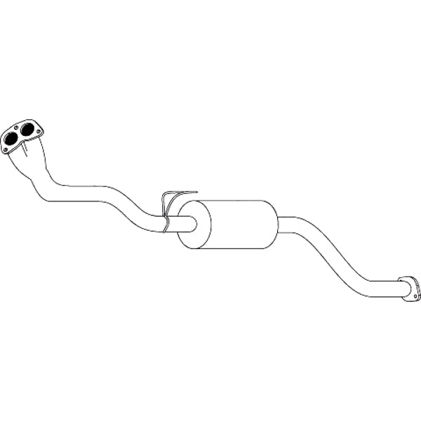Redback Standard Replacement Exhaust for Toyota Hilux (01/1998 - 04/2005) | Australian Tow Spares