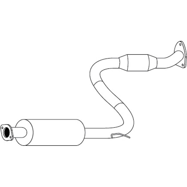 Redback Standard Replacement Exhaust for Mitsubishi Magna (02/1996 - 2004), Verada (02/1996 - 2004) | Australian Tow Spares