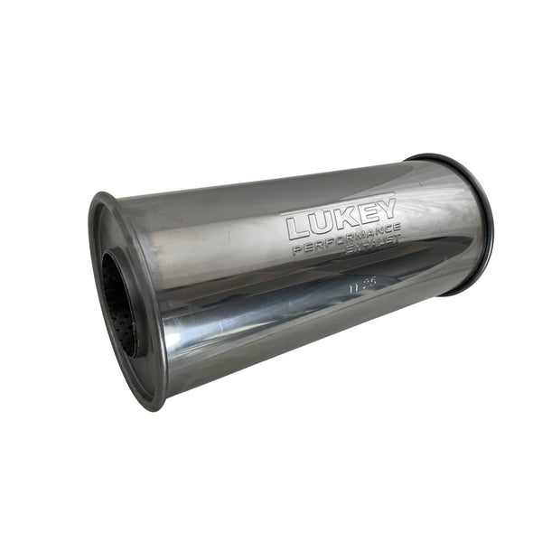 3" in 6" Round 14" Long C/C Megaflow 430 Stainless Steel Lukey | Australian Tow Spares