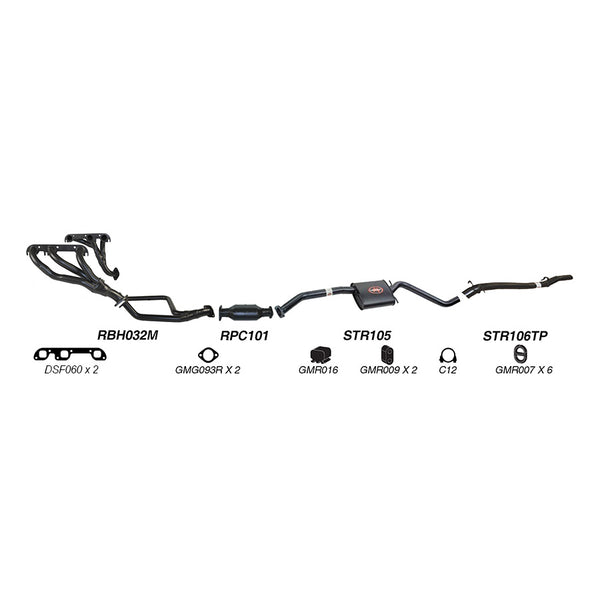 Redback Performance Exhaust System for Holden Commodore (10/1991 - 04/1995), Calais (10/1991 - 04/1995) | Australian Tow Spares