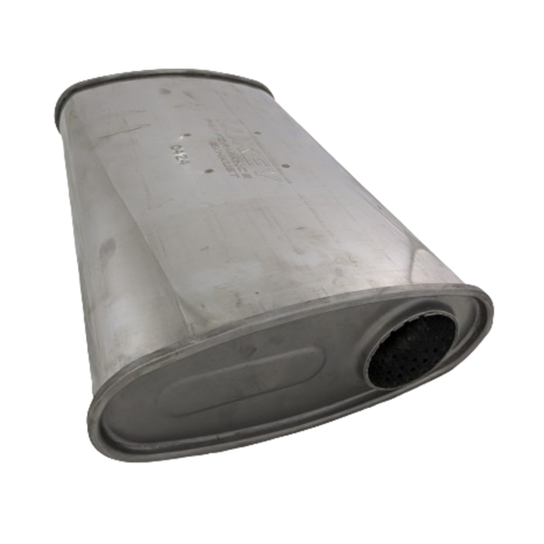 2.5" 10 x 4 O/C 16 Lukey Muffler 430  Stainless Steel | Australian Tow Spares