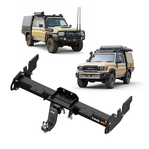 TAG Extreme Recovery Towbar & Direct Fit Wiring for Toyota Landcruiser 75/79 Series | Australian Tow Spares