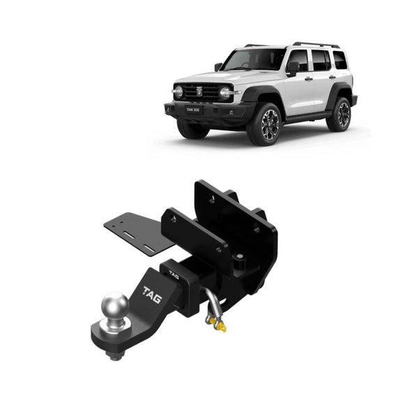 TAG Heavy Duty Towbar & Direct Fit Wiring for GWM Tank 300 (10/2022 - on), Tow Mode: Yes | Australian Tow Spares