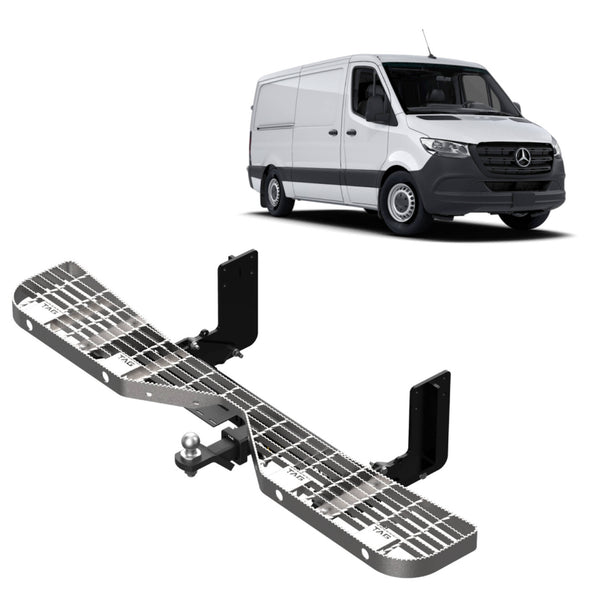 TAG Rear Step, Towbar & Wiring for Mercedes-Benz Sprinter Van - 5,0T Narrow Chassis MWB (907 Series, 519 Variant) (01/2019 - On) | Australian Tow Spares