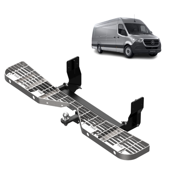 TAG Rear Step & Towbar for Mercedes Sprinter Van (VS30 Series) Wide Chassis (01/2019 - On) | Australian Tow Spares