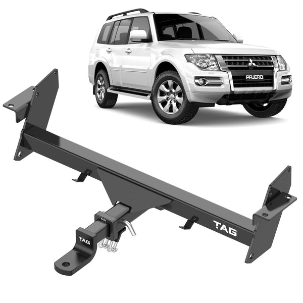 TAG Heavy Duty Towbar & Direct Fit Wiring Kit for Mitsubishi Pajero NS NT NW NX (11/2006 - 06/2023) | Australian Tow Spares