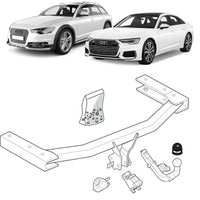 Brink European Style Towbar and Universal Wiring Harness for Audi A6 Sedan (04/2004 - 08/2011), Audi A6 Wagon (11/2004 - 08/2011) | Australian Tow Spares