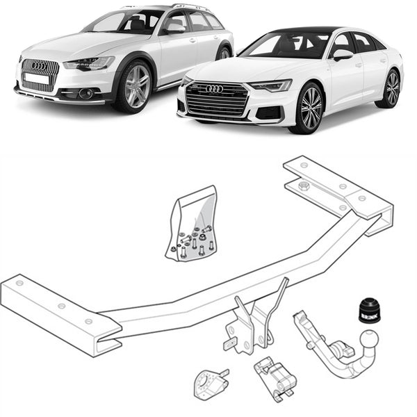 Brink European Style Towbar and Universal Wiring Harness for Audi A6 Sedan (04/2004 - 08/2011), Audi A6 Wagon (11/2004 - 08/2011) | Australian Tow Spares