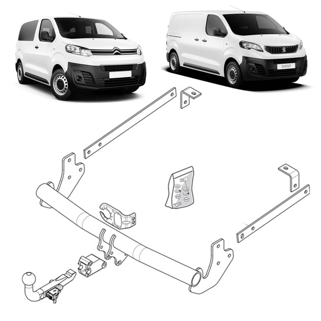 Brink Towbar European for Fiat Scudo (04/2008 - 10/2015)