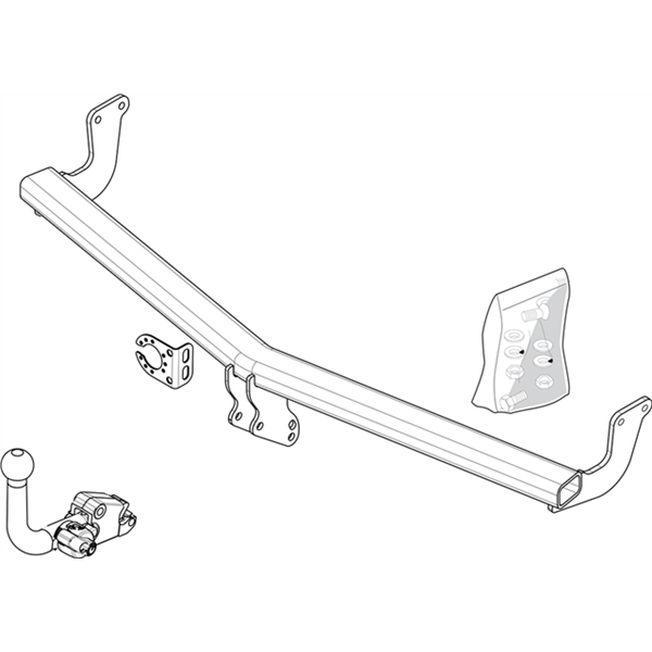 Brink Towbar European for Citroen C3 (11/2009 - on), Citroen DS3 (11/2009 - 07/2015) | Australian Tow Spares