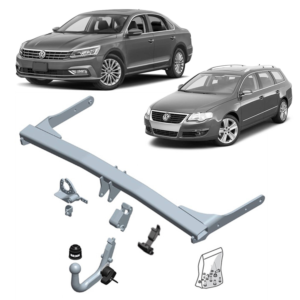 Brink Towbar European for Volkswagen Passat (08/2010 - on), Volkswagen CC (11/2011 - on)