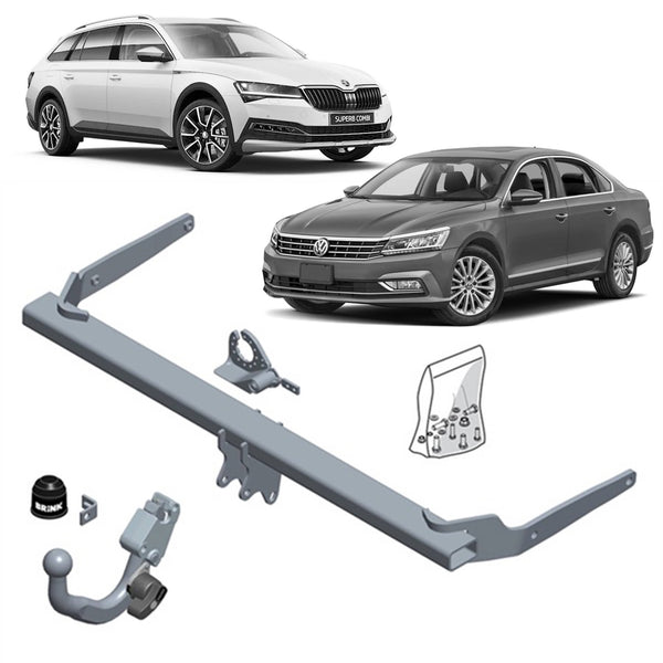 Brink Towbar European for Skoda Superb (03/2015 - on), Skoda Superb (03/2015 - on), Volkswagen Passat (08/2014 - on), Volkswagen Passat (11/2016 - on) | Australian Tow Spares