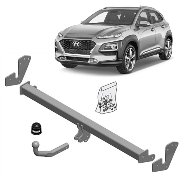 Brink Detachable Towbar for Hyundai Kona OS, OSE, OSI (09/2017 - 04/2023) | Australian Tow Spares